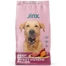 Jinx Beef, Brown Rice & Sweet Potato Dry Dog Food, 23.5 lb. Bag Jinx Beef, Brown Rice & Sweet Potato Dry Dog Food, 23.5 lb. Bag